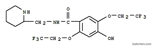 Benzamide,4-hydroxy-N-(2-piperidinylmethyl)-2,5-bis(2,2,2-trifluoroethoxy)-