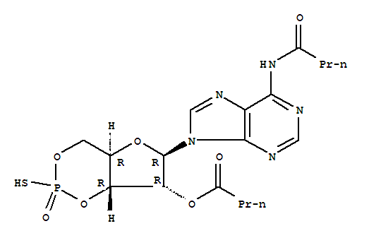 2'-O-?ONOBUTYRYLADENOSINE-3',5'-CYCLICMONOPHOSPHOROTHIOATE,SP-ISOMER(SP-2'-O-MB-CAMPS)