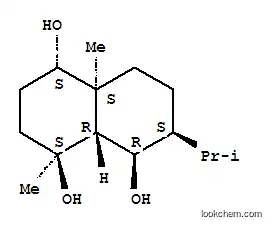 Molecular Structure of 152340-03-9 (1,4,5-Naphthalenetriol,decahydro-4,8a-dimethyl-6-(1-methylethyl)-, (1S,4S,4aR,5R,6S,8aS)-)
