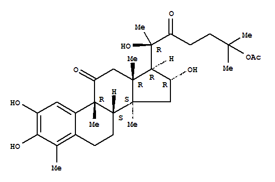 19-Norcholesta-1,3,5(10)-triene-11,22-dione,25-(acetyloxy)-2,3,16,20-tetrahydroxy-4,9,14-trimethyl-, (9b,16a)- (9CI)