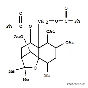 2H-3,9a-Methano-1-benzoxepin-5,6,7,10-tetrol,5a-[(benzoyloxy)methyl]octahydro-2,2,9-trimethyl-, 6,7,10-triacetate5-benzoate, (3R,5S,5aR,6R,7S,9R,9aS,10R)-