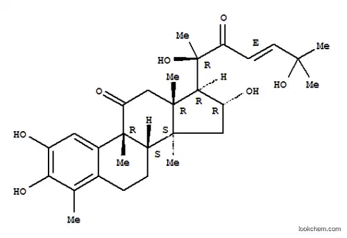 19-Norcholesta-1,3,5(10),23-tetraene-11,22-dione,2,3,16,20,25-pentahydroxy-4,9,14-trimethyl-, (9b,16a,23E)-