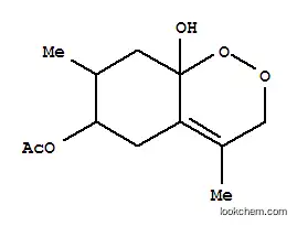 1,2-Benzodioxin-6,8a(3H)-diol,5,6,7,8-tetrahydro-4,7-dimethyl-, 6-acetate, (6a,7a,8ab)- (9CI)