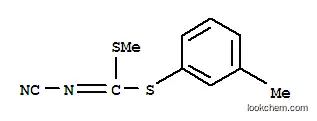 Molecular Structure of 152381-93-6 (Methyl(3-methylphenyl)cyanocarbonimidodithioate)