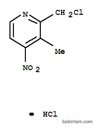 Molecular Structure of 152402-94-3 (4-NITRO 3 -METHYL 2-CHLOROMETHYL PYRIDINE.HCL)