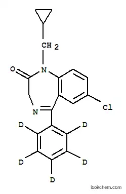 Molecular Structure of 152477-89-9 (PRAZEPAM-D5)