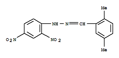 Benzaldehyde,2,5-dimethyl-, 2-(2,4-dinitrophenyl)hydrazone
