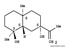 Molecular Structure of 152511-42-7 (1,7-Naphthalenediol,decahydro-1,4a-dimethyl-7-(1-methylethenyl)-, (1S,4aS,7S,8aS)-)