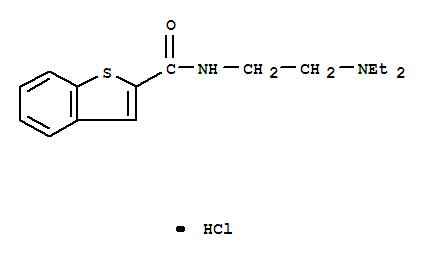 2-(1-benzothiophene-2-carbonylamino)ethyl-diethylazanium chloride