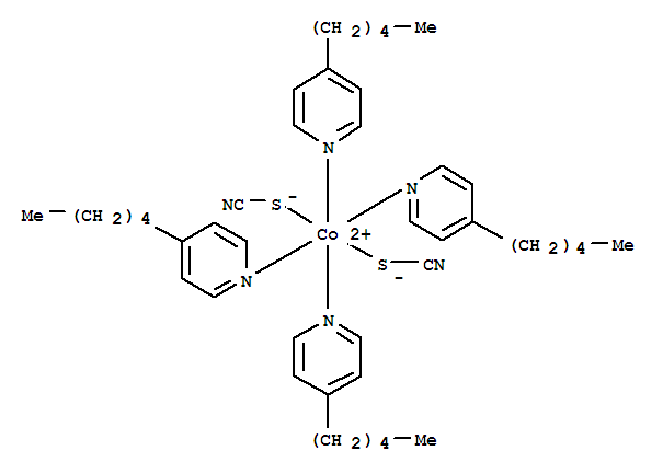 Cobalt,tetrakis(4-pentylpyridine)bis(thiocyanato-S)- (9CI) cas  15304-25-3