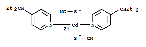 Cadmium,bis[4-(1-ethylpropyl)pyridine]bis(thiocyanato-S)-, (T-4)- (9CI) cas  15304-88-8