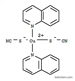 Molecular Structure of 15304-92-4 (Copper,bis(quinoline)bis(thiocyanato)- (8CI))
