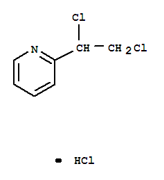 Pyridine,2-(1,2-dichloroethyl)-, hydrochloride (1:1)