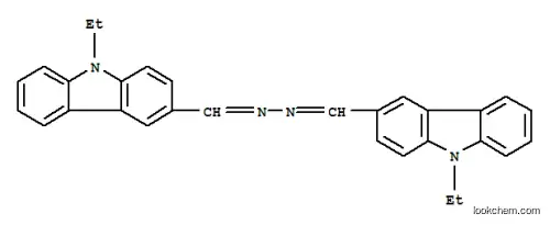 Molecular Structure of 15332-15-7 (9H-Carbazole-3-carboxaldehyde,9-ethyl-, 2-[(9-ethyl-9H-carbazol-3-yl)methylene]hydrazone)