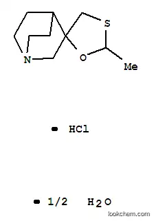 Molecular Structure of 153504-69-9 (cevimeline hydrochloride hydrate)