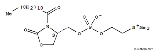 Molecular Structure of 153531-48-7 (3-dodecanoyl-4-phosphatidylcholinohydroxymethyl-2-oxazolidinone)