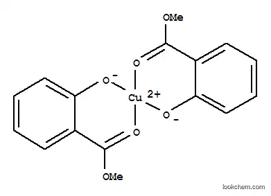 Molecular Structure of 15375-93-6 (methyl 2-hydroxybenzoate - copper (2:1))