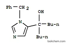 Molecular Structure of 154071-74-6 (1H-Imidazole-5-methanol,a,a-dibutyl-1-(phenylmethyl)-)