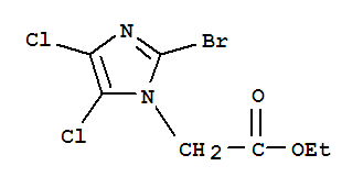 1H-Imidazole-1-aceticacid, 2-bromo-4,5-dichloro-, ethyl ester