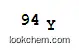 Molecular Structure of 15422-72-7 ((~94~Y)yttrium)