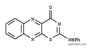 4H-1,3-Thiazino(5,6-b)quinoxalin-4-one, 2-(phenylamino)-