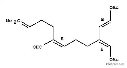2,7-Octadienal,8-(acetyloxy)-6-[(acetyloxy)methylene]-2-(4-methyl-3-penten-1-yl)-, (2E,6E,7E)-