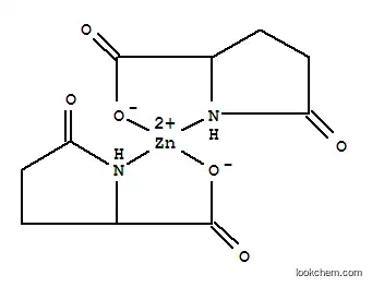 Molecular Structure of 15454-75-8 (bis(5-oxo-L-prolinato-N1,O2)zinc)