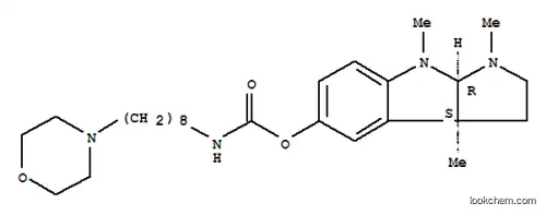 Molecular Structure of 154619-56-4 ((3aS,8aR)-1,3a,8-trimethyl-1,2,3,3a,8,8a-hexahydropyrrolo[2,3-b]indol-5-yl (8-morpholin-4-yloctyl)carbamate)