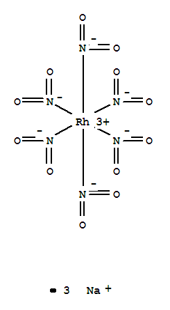 Molecular Structure of 15489-17-5 (Rhodate(3-),hexakis(nitrito-kN)-,sodium (1:3), (OC-6-11)-)