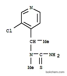 Molecular Structure of 155047-55-5 (Thiourea,  N-[1-(3-chloro-4-pyridinyl)ethyl]-N-methyl-)