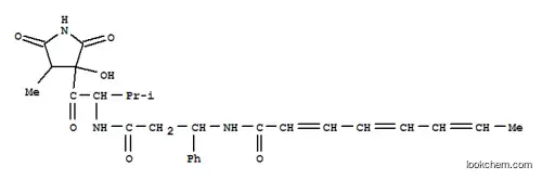 Benzenepropanamide,N-[1-[(3-hydroxy-4-methyl-2,5-dioxo-3-pyrrolidinyl)carbonyl]-2-methylpropyl]-b-[(1-oxo-2,4,6-octatrienyl)amino]-(9CI)