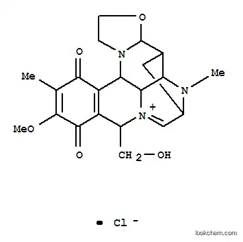 Molecular Structure of 155233-33-3 (4,6-Methanobenz[h]oxazolo[3,2-a]pyrazino[3,2,1-de][1,5]naphthyridin-8-ium,1,2,3a,4,4a,5,6,9,10,13,13b,13c-dodecahydro-9-(hydroxymethyl)-11-methoxy-5,12-dimethyl-10,13-dioxo-,chloride (9CI))