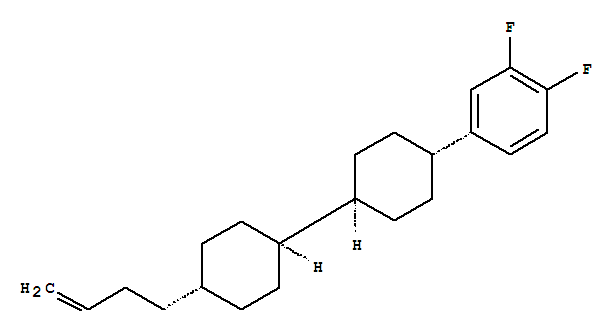 Benzene,4-[4'-(3-butenyl)[1,1'-bicyclohexyl]-4-yl]-1,2-difluoro-,[trans(trans)]-