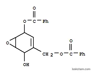 Molecular Structure of 155281-43-9 (7-Oxabicyclo[4.1.0]hept-3-ene-2,5-diol,3-[(benzoyloxy)methyl]-, 5-benzoate, (1R,2S,5R,6S)-rel-(+)- (9CI))