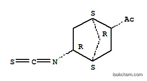 Molecular Structure of 155309-06-1 (Ethanone,1-[(1R,2S,4R,5S)-5-isothiocyanatobicyclo[2.2.1]hept-2-yl]-, rel-)