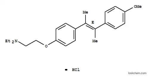 2-(p-(alpha,beta-Dimethyl-p-methoxystyryl)phenoxy)triethylamine hydrochloride