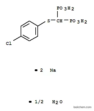 Molecular Structure of 155453-10-4 (Tiludronate disodium hemihydrate)