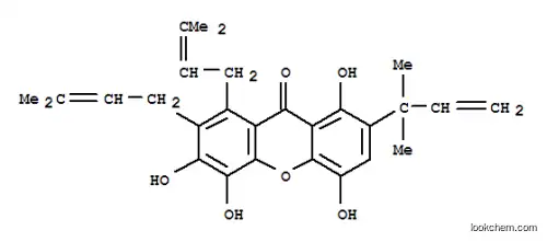 9H-Xanthen-9-one,7-(1,1-dimethyl-2-propen-1-yl)-3,4,5,8-tetrahydroxy-1,2-bis(3-methyl-2-buten-1-yl)-