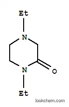 Molecular Structure of 155595-63-4 (Piperazinone, 1,4-diethyl- (9CI))