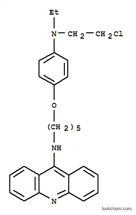 9-Acridinamine, N-(5-(4-((2-chloroethyl)ethylamino)phenoxy)pentyl)-