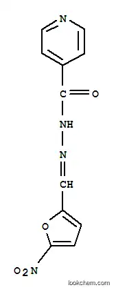 Molecular Structure of 156-47-8 (4-Pyridinecarboxylicacid, 2-[(5-nitro-2-furanyl)methylene]hydrazide)