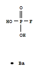 Phosphorofluoridicacid, barium salt (1:1) (8CI,9CI)