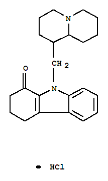 9-(1,2,3,4,5,6,7,8,9,9a-decahydroquinolizin-5-ium-1-ylmethyl)-3,4-dihydro-2H-carbazol-1-one chloride