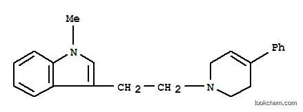Molecular Structure of 15621-06-4 (1H-Indole,3-[2-(3,6-dihydro-4-phenyl-1(2H)-pyridinyl)ethyl]-1-methyl-)