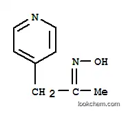 Molecular Structure of 156465-31-5 (2-Propanone,1-(4-pyridinyl)-,oxime(9CI))
