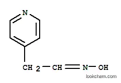 Molecular Structure of 156465-32-6 (4-Pyridineacetaldehyde,oxime(9CI))