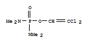 Molecular Structure of 15648-19-8 (Phosphorodiamidic acid,tetramethyl-, 2,2-dichloroethenyl ester (9CI))