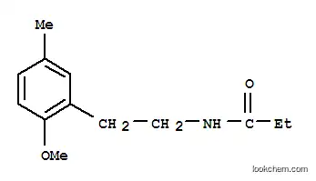 Molecular Structure of 156482-84-7 (Propanamide,N-[2-(2-methoxy-5-methylphenyl)ethyl]-)