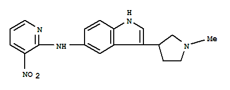 1H-Indol-5-amine,3-(1-methyl-3-pyrrolidinyl)-N-(3-nitro-2-pyridinyl)-