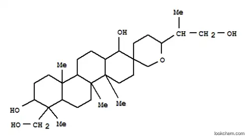 Spiro[chrysene-2(1H),3'(4'H)-[2H]pyran]-1,8-diol,octadecahydro-7-(hydroxymethyl)-6'-[(1R)-2-hydroxy-1-methylethyl]-4a,4b,7,10a-tetramethyl-,(1R,2S,4aR,4bR,6'R,6aR,7R,8S,10aR,10bR,12aS)- (9CI)